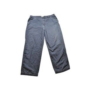 Vintage Y2K Old Navy Pants Mens 42X32 Blue Carpenter Painters Jeans Faded Baggy